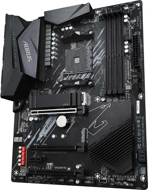 Материнская плата Gigabyte B550 AORUS ELITE V2 Soc-AM4 AMD B550 4xDDR4 ATX AC`97 8ch(7.1) 2.5Gg RAID B550 AORUS ELITE V2