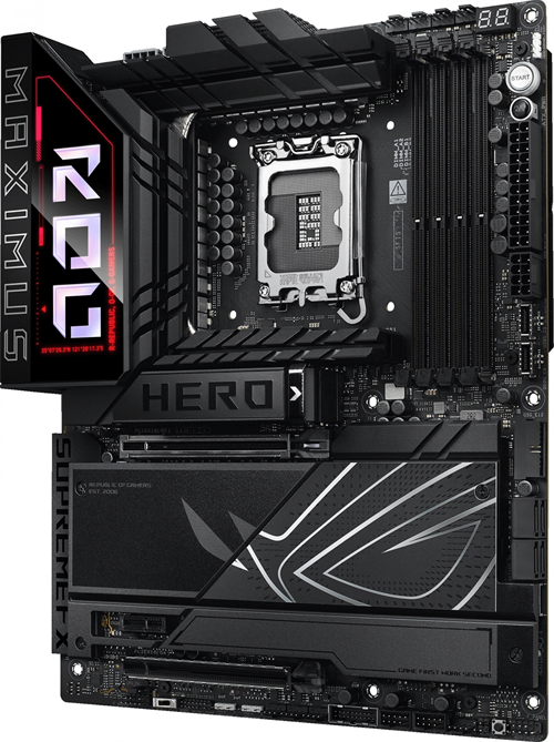 Материнская плата Asus ROG MAXIMUS Z890 HERO Soc-1851 Intel Z890 4xDDR5 ATX AC`97 8ch(7.1) 5Gigabit  ROG MAXIMUS Z890 HERO