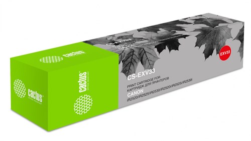 Картридж лазерный Cactus CS-EXV33 C-EXV33 черный (14600стр.) для Canon iR 2520/2525/2530/2525i/2530i CS-EXV33
