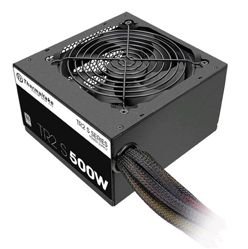 Блок питания Thermaltake ATX 500W TR2 S 80 PLUS WHITE (20+4pin) APFC 120mm fan 5xSATA RTL PS-TRS- 0500NPCWEU-2