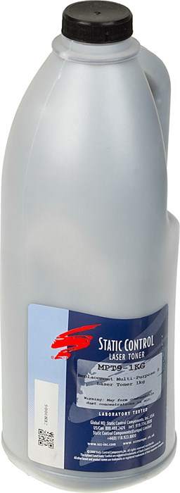 Тонер Static Control MPT9-1KG черный флакон 1000гр. для принтера HP LJ Pro PM401/ P2055/P3005/P3015 MPT9-1KG