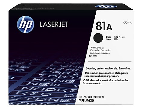 Картридж лазерный HP 81A CF281A черный (10500стр.) для HP LJ Pro M630dn/f/h/z CF281A