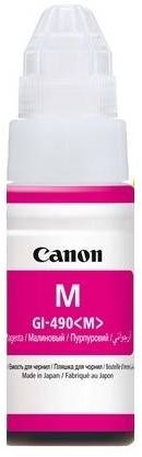 Чернила Canon GI-490M 0665C001 пурпурный 70мл для Canon Pixma G1400/G2400/G3400 0665C001