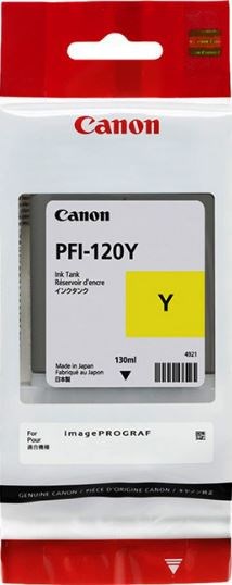 Картридж струйный Canon PFI-120Y 2888C001 желтый (130мл) для Canon imagePROGRAF TM-200/205 2888C001