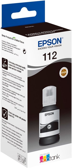 Чернила Epson 112 C13T06C14A черный127мл для Epson L11160/L15150/L15160 C13T06C14A