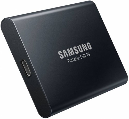 Накопитель SSD Samsung USB-C 1Tb MU-PA1T0B/WW T5 1.8" черный MU-PA1T0B/WW