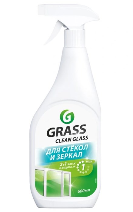 Средство для мытья стекол и зеркал Grass Clean Glass 600 мл 905825 - фото 349
