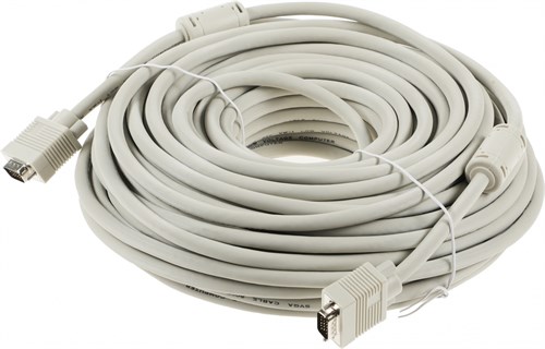 Кабель DB15 (m) DB15 (m) 30м (CABLE30) феррит.кольца белый CABLE30
