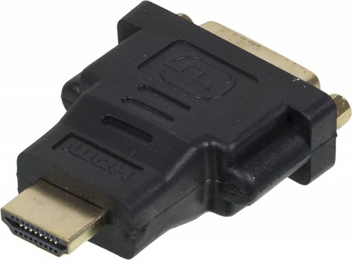 Переходник Ningbo HDMI (m) DVI-D (f) (CAB NIN HDMI(M)/DVI-D(F)) черный CAB NIN HDMI(M)/DVI-D(F)