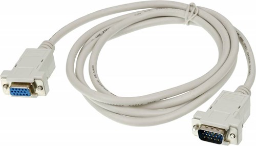 Кабель-удлинитель Ningbo VGA (m) VGA (f) 1.8м (RCAB015-06) серый RCAB015-06