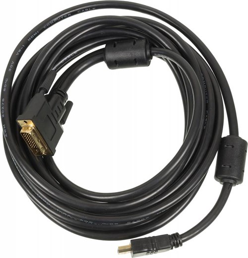 Кабель Ningbo DVI-D (m) HDMI (m) 5м феррит.кольца 13628