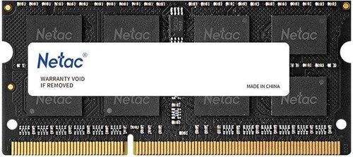 Память DDR3L 8Gb 1600MHz Netac NTBSD3N16SP-08 Basic RTL PC3-12800 CL11 SO-DIMM 204-pin 1.35В single  NTBSD3N16SP-08
