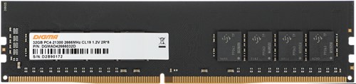 Память DDR4 32Gb 2666MHz Digma DGMAD42666032D RTL PC4-21300 CL19 DIMM 288-pin 1.2В dual rank Ret DGMAD42666032D