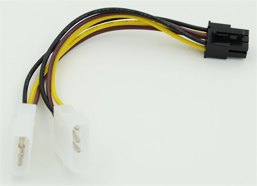 Кабель Molex 8980 PCI-E 6pin 0.15м 13869