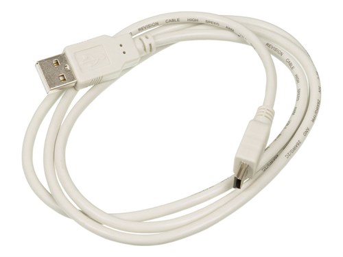 Кабель Ningbo USB A(m) mini USB B (m) 1м (USB2.0-M5P) серый USB2.0-M5P