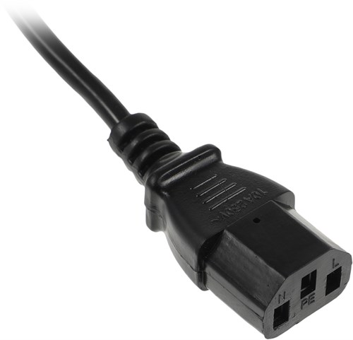 Кабель Ningbo RAN23-1000 Евровилка IEC C13 1.8м черный RAN23-1000