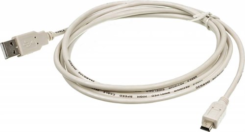 Кабель Ningbo USB A(m) mini USB B (m) 1.8м (USB2.0-M5P) серый USB2.0-M5P-1