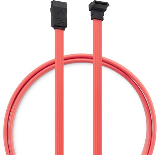 Кабель Buro SATA SATA угловой 0.5м (TL-ATA-DATA-RA) красный TL-ATA-DATA-RA