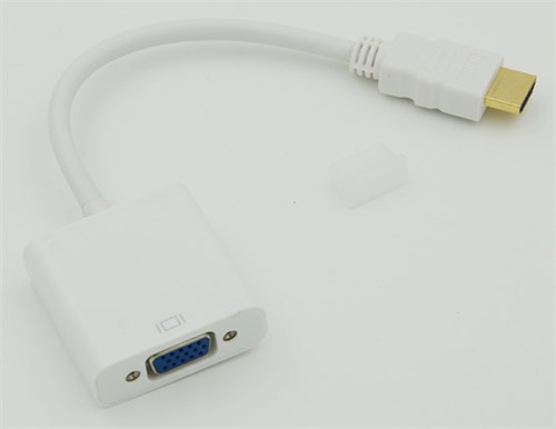 Переходник HDMI (m) VGA (f) 0.1м белый 13898