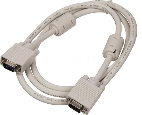 Кабель Buro CAB016S-06 VGA (m) VGA (m) 1.8м феррит.кольца серый CAB016S-06