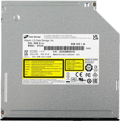 Привод DVD-ROM LG DTC2N черный SATA slim внутренний oem DTC2N