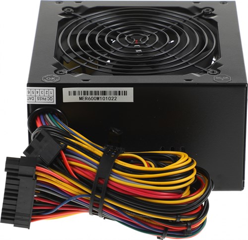 Блок питания Accord ATX 600W ACC-600W-12 (20+4pin) 120mm fan 4xSATA ACC-600-12