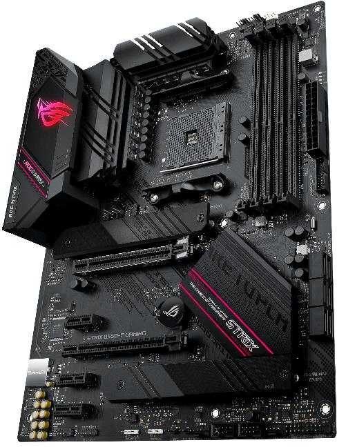 Материнская плата Asus ROG STRIX B550-F GAMING Soc-AM4 AMD B550 4xDDR4 ATX AC`97 8ch(7.1) 2.5Gg RAID ROG STRIX B550-F GAMING