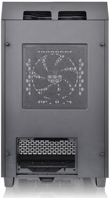 Корпус Thermaltake The Tower 100 черный без БП miniITX 1x120mm 3x140mm 2xUSB3.0 audio bott PSU CA-1R3-00S1WN-00