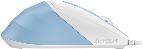 Мышь A4Tech Fstyler FM45S Air голубой/белый оптическая 2400dpi silent USB 7but (FM45S AIR USB (LCY B FM45S AIR USB (LCY BLUE)