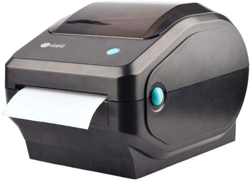 Термопринтер G&G GG-D410 203dpi 152мм/с/USB для печ.накл. черный GG-D410