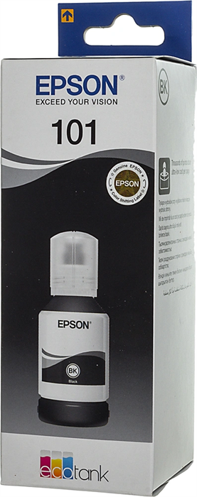 Чернила Epson 101 C13T03V14A черный 127мл для Epson L4150/L4160/L6160/L6170 C13T03V14A