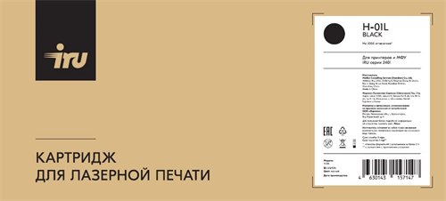 Картридж лазерный IRU H-01L черный (2000стр.) iRu 2401 H-01L