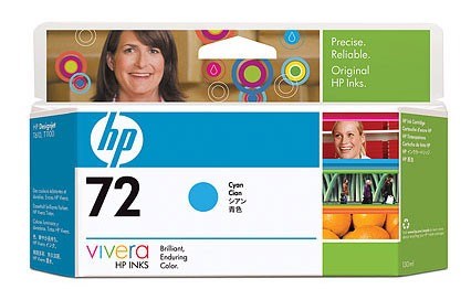 Картридж струйный HP 72 C9371A голубой (130мл) для HP DJ T1100/T610 C9371A