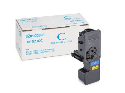 Картридж лазерный Kyocera TK-5230C 1T02R9CNL0 голубой (2200стр.) для Kyocera P5021cdn/cdw M5521cdn/c 1T02R9CNL0