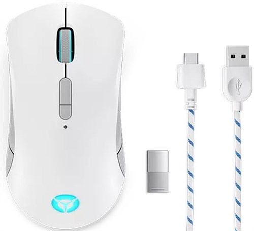 Мышь Lenovo Legion M600 белый оптическая 16000dpi беспров. BT/Radio USB 9but (GY51C96033) GY51C96033