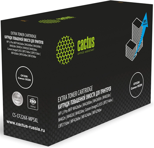 Картридж лазерный Cactus CS-CF226X-MPSXL CF226/Canon 052H черный (20000стр.) для HP LJ Pro MFP M426d CS-CF226X-MPSXL