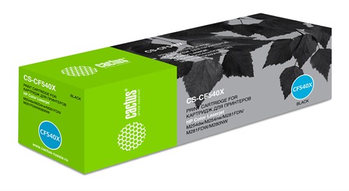 Картридж лазерный Cactus CS-CF540X CF540X черный (3200стр.) для HP LJ M254dw/M280nw/M281fdn CS-CF540X