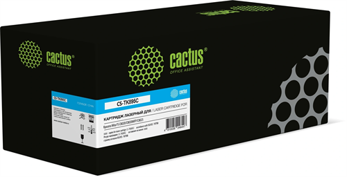 Картридж лазерный Cactus CS-TK895C TK-895C голубой (6000стр.) для Kyocera Mita FS C8020/C8020MFP/C80 CS-TK895C