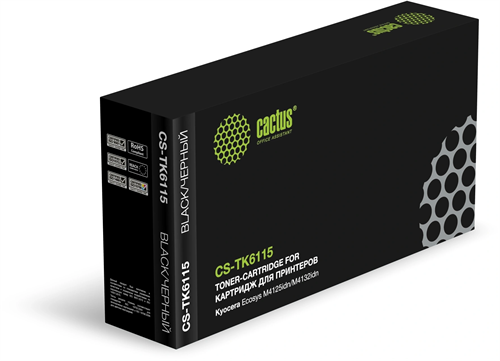 Картридж лазерный Cactus CS-TK6115 TK-6115 черный (15000стр.) для Kyocera Ecosys M4125idn/M4132idn CS-TK6115