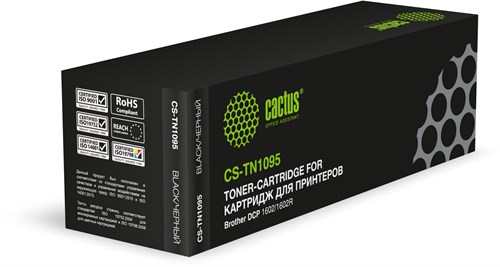 Картридж лазерный Cactus CS-TN1095 TN-1095 черный (1500стр.) для Brother DCP 1602/1602R, HL 1202/120 CS-TN1095