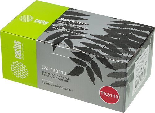Картридж лазерный Cactus CS-TK3110 TK-3110 черный (15500стр.) для Kyocera Ecosys FS-4100DN/4200DN/43 CS-TK3110