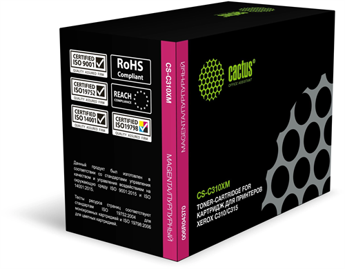 Картридж лазерный Cactus CS-C310XM 006R04370 пурпурный (5500стр.) для Xerox C310/C315 CS-C310XM