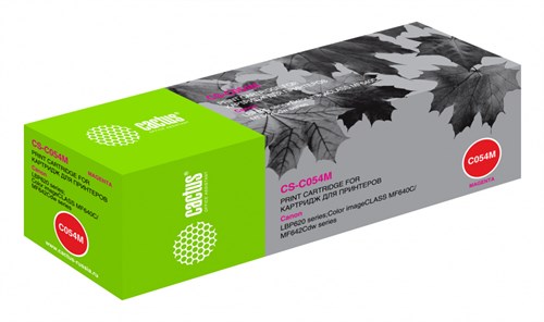 Картридж лазерный Cactus CS-C054M 054 M пурпурный (1200стр.) для Canon LBP 621Cw/623Cdw/641Cw/643Cdw CS-C054M