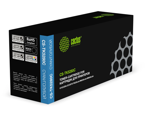 Картридж лазерный Cactus CS-TK5280C TK-5280C голубой (11000стр.) для Kyocera Ecosys P6235cdn/M6235ci CS-TK5280C