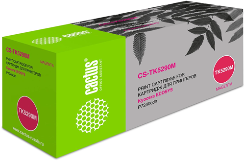 Картридж лазерный Cactus CS-TK5290M TK-5290M пурпурный (13000стр.) для Kyocera Ecosys P7240cdn CS-TK5290M