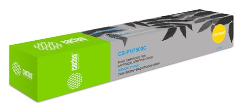 Картридж лазерный Cactus CS-PH7500C 106R01443 голубой (17800стр.) для Xerox Phaser 7500 CS-PH7500C