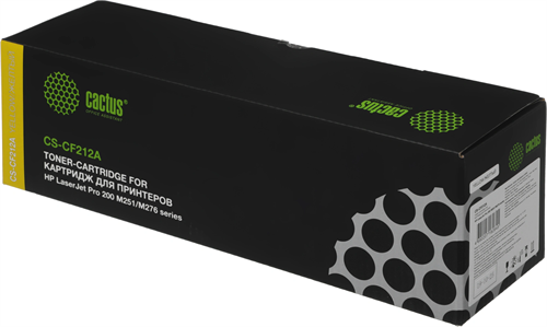 Картридж лазерный Cactus CS-CF212A CF212A желтый (1800стр.) для HP LJ Pro 200 M251/M276 CS-CF212A