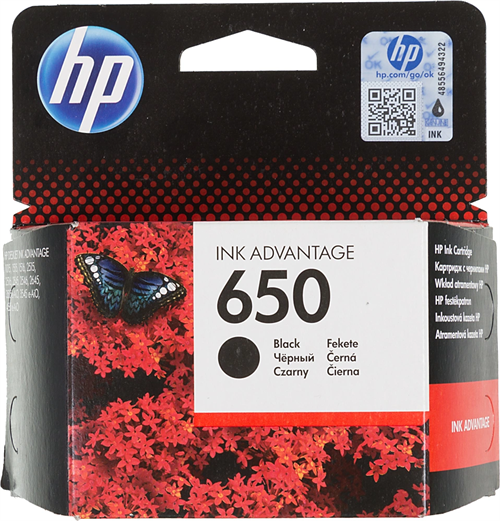 Картридж струйный HP 650 CZ101AE/AK черный печ.гол.в компл. для HP DJ IA 2515 CZ101AE/AK
