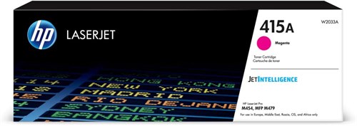 Картридж лазерный HP 415A W2033A пурпурный бар.в компл. (2100стр.) для HP HP LJ M454/MFP M479 W2033A