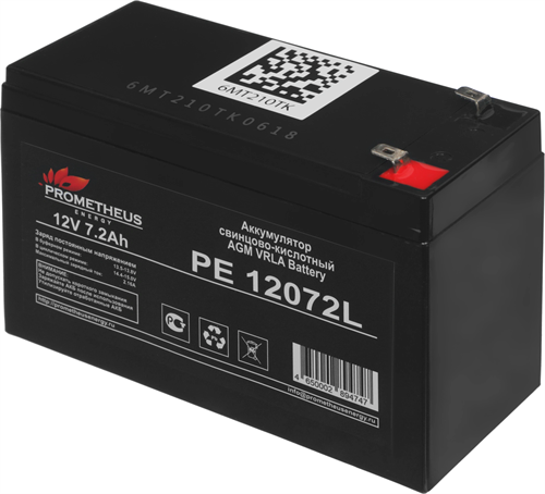 Батарея для ИБП Prometheus Energy PE 12072L 12В 7.2Ач PE 12072L